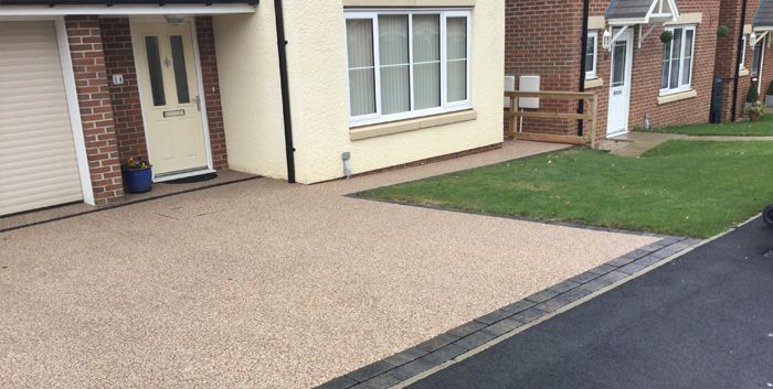 New After image of a resin driveway in Wakefield
